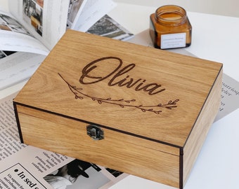 Personalized Valentines Wooden, Keepsake Gift Box Valentine Birthday gifts for Women, Best friend, Sister, Her, Stuff, Daughter, Small gifts