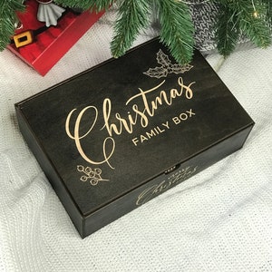 Christmas Eve Box - Personalized Wooden Christmas Gift