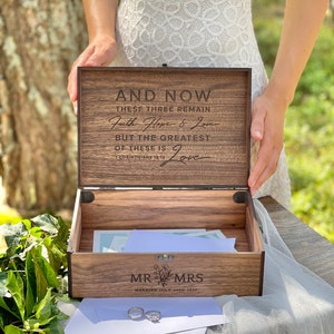 Custom Personalized Wooden Keepsake box Gift for Him, Her, Boyfriend, Girlfriend, Couple, Anniversary Men, Wedding Card Wood box, Gift box image 3