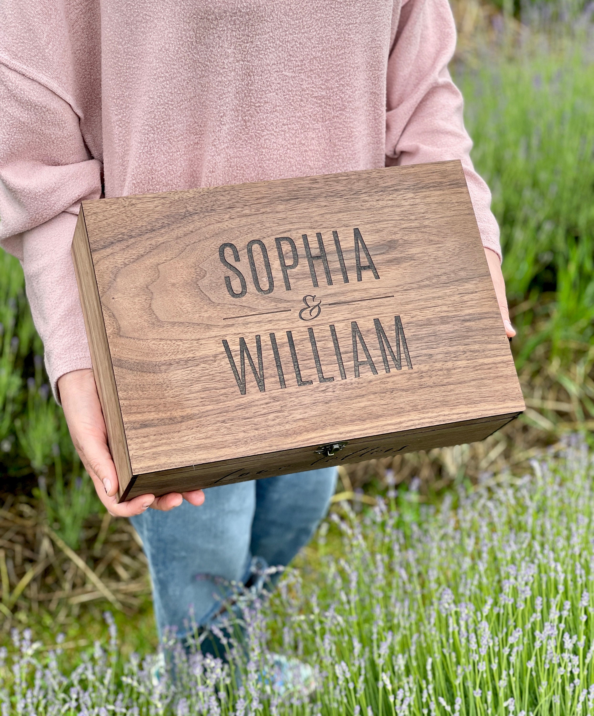 Personalized Memory, Wooden, Keepsake Box From the Wood is Original ...