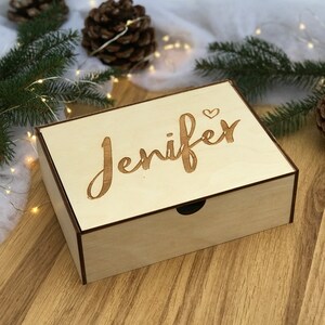Memory Wooden Keepsake Box With Personalization Your - Etsy
