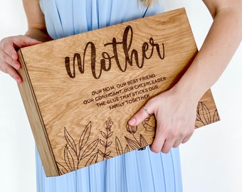 Gift for Grandma Mothers day - Personalized, Memory, Wooden, Keepsake Box, Unique gifts for Mom in Law, Mother from Son, Daughter, Husband,