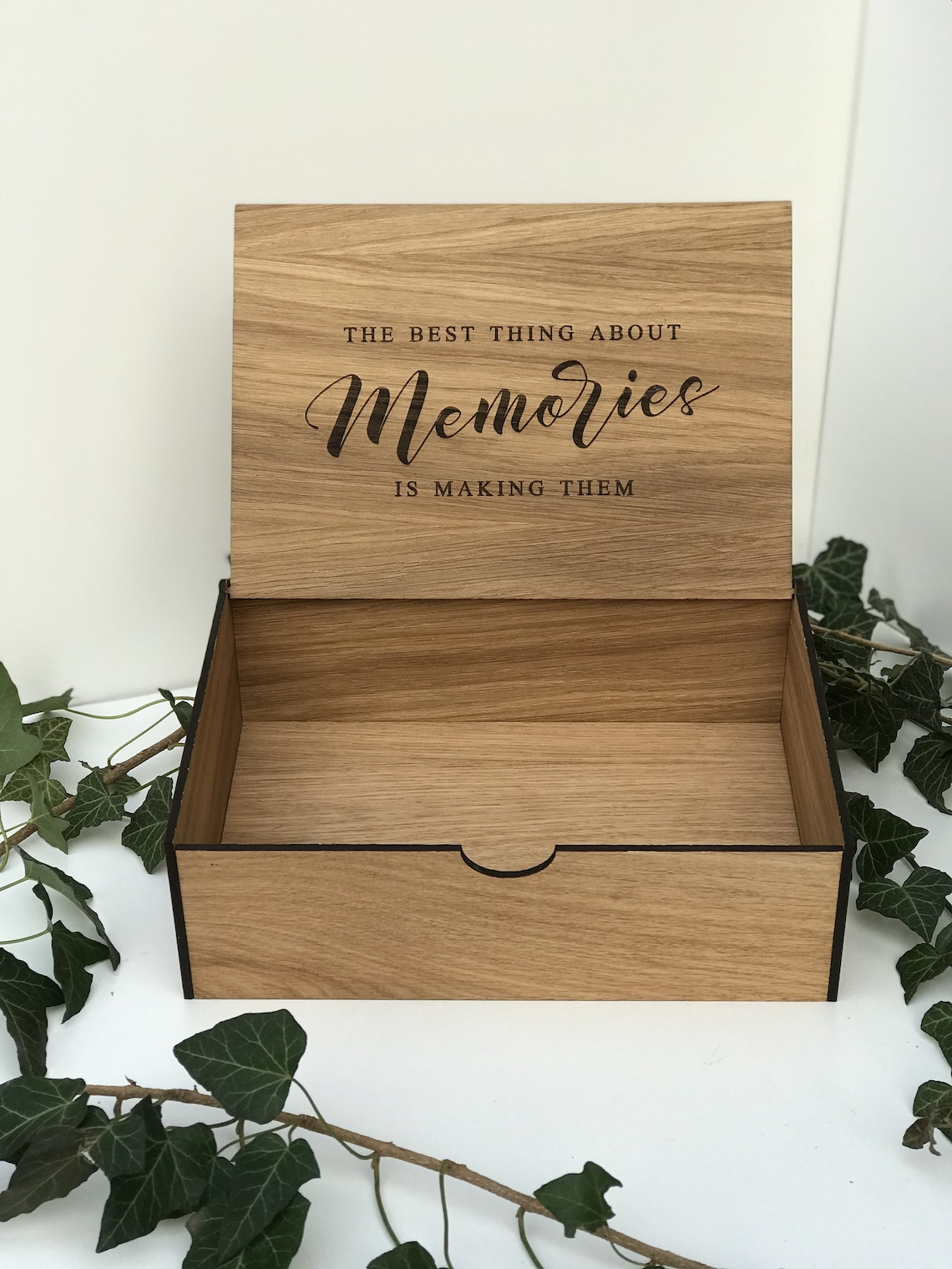 Memory Wooden Keepsake box with personalization Gift for Etsy
