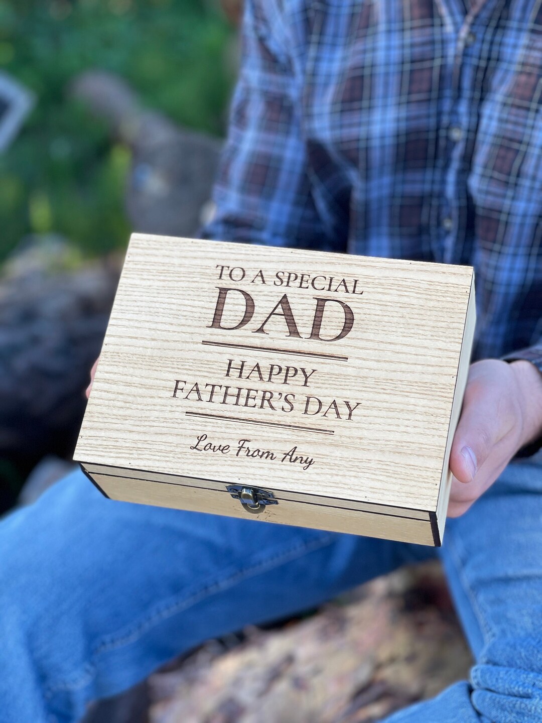 Creative Deco Personalizzata Scatola Regalo di Legno per Compleanno con