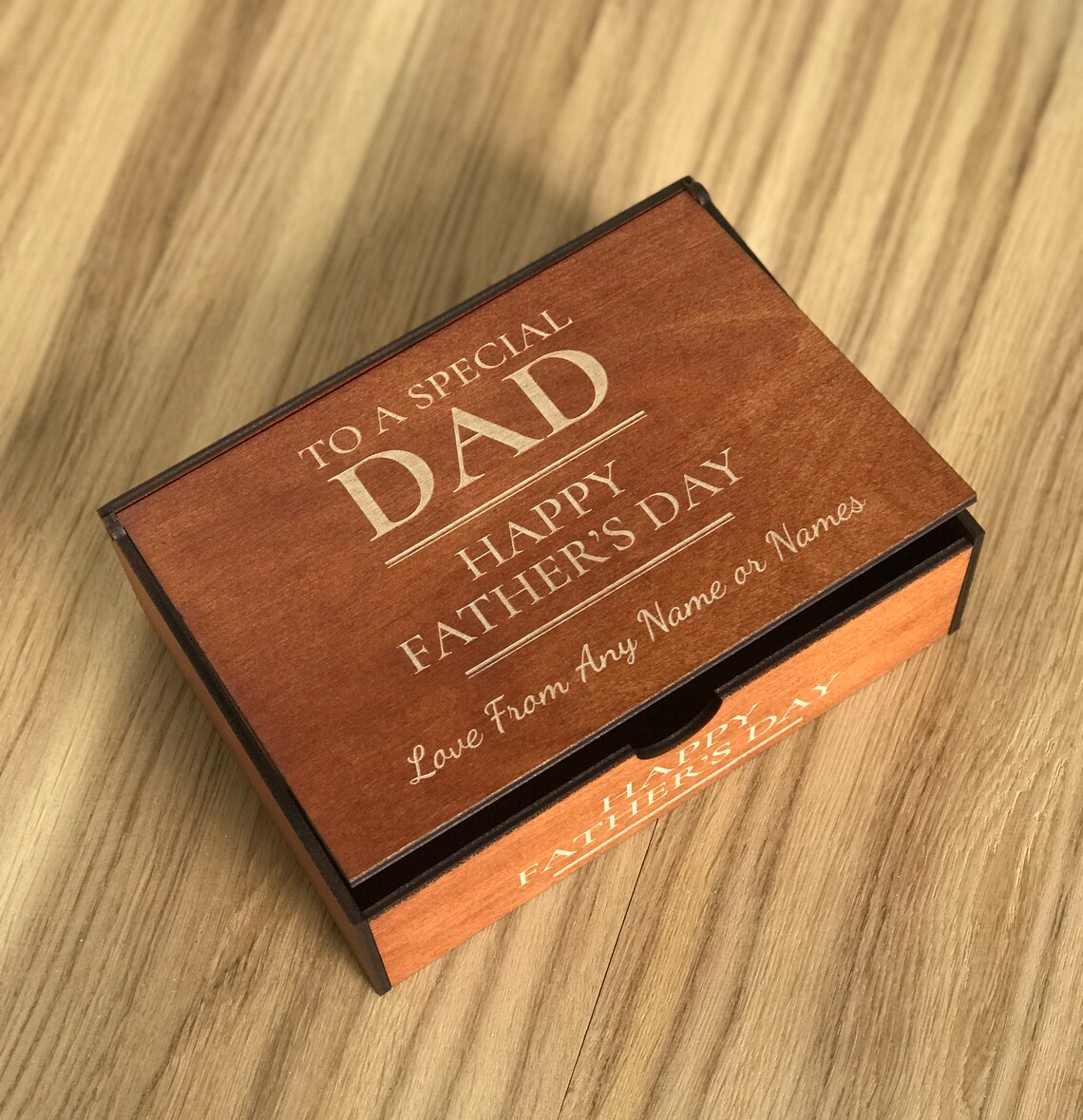 Wooden Box Fathers Day Gift Fathers Day Gift for Grandpa Etsy