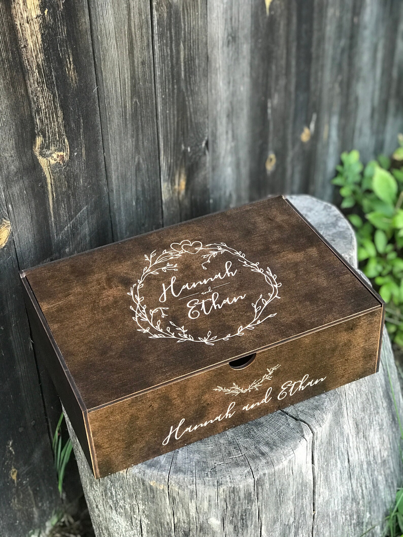 Personalized Wooden Memory Keepsake Storage Gift Box Etsy