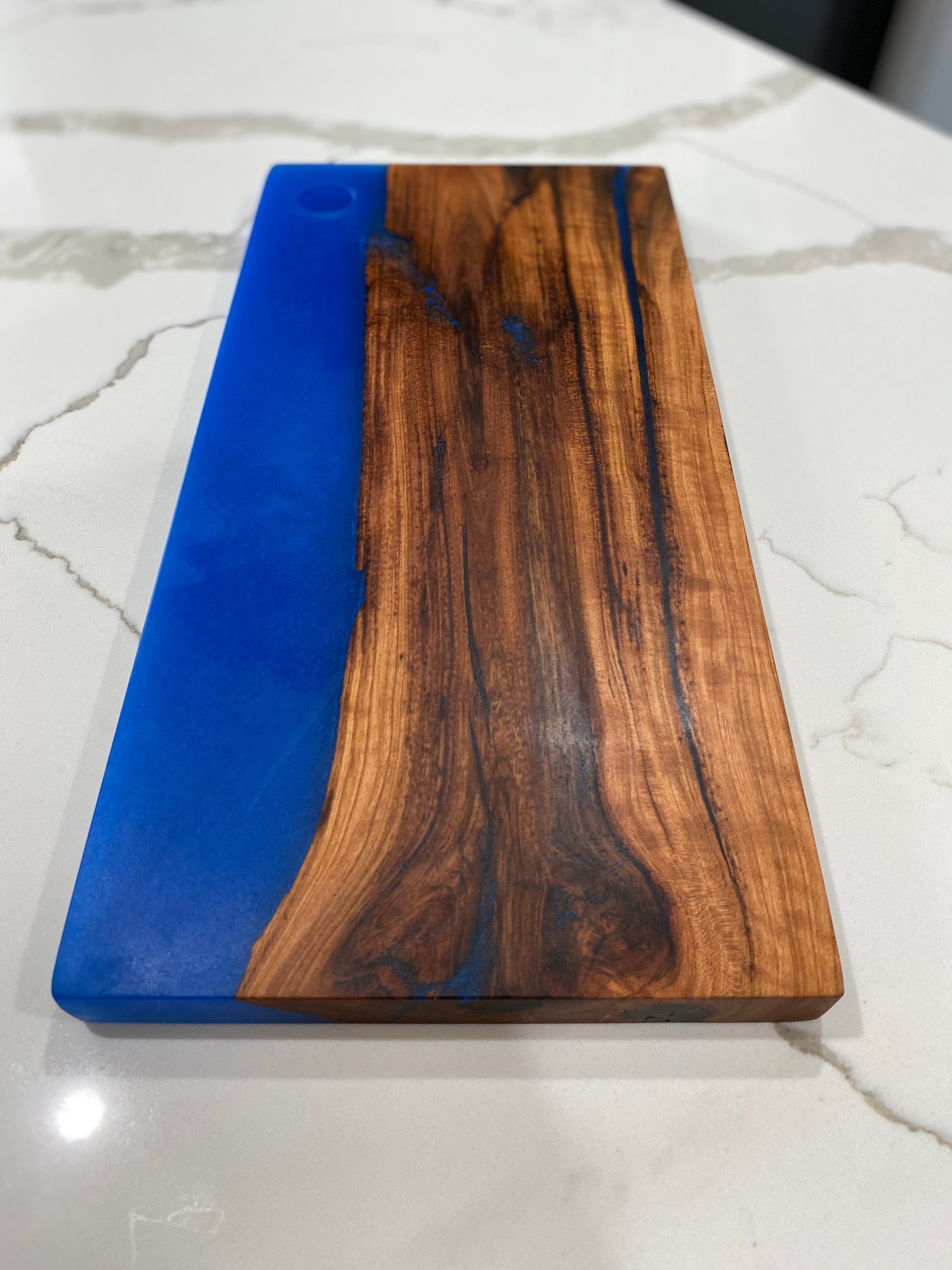 Wood epoxy charcuterie board Etsy