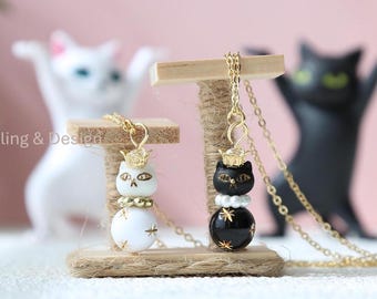 Dainty 3D Cat Necklace: Fun Cat Lover Jewelry Gift