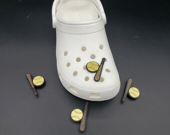 crocs charms softball