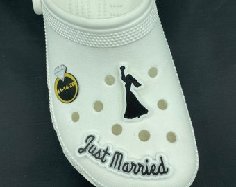 Wedding crocs etsy Clearance