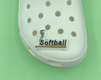 crocs softball jibbitz