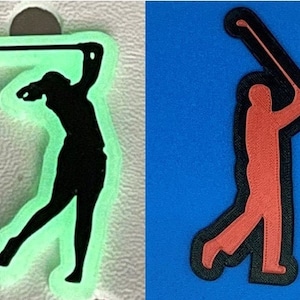Golf Croc Charms