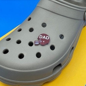 Custom Football MOM or DAD Croc Charm