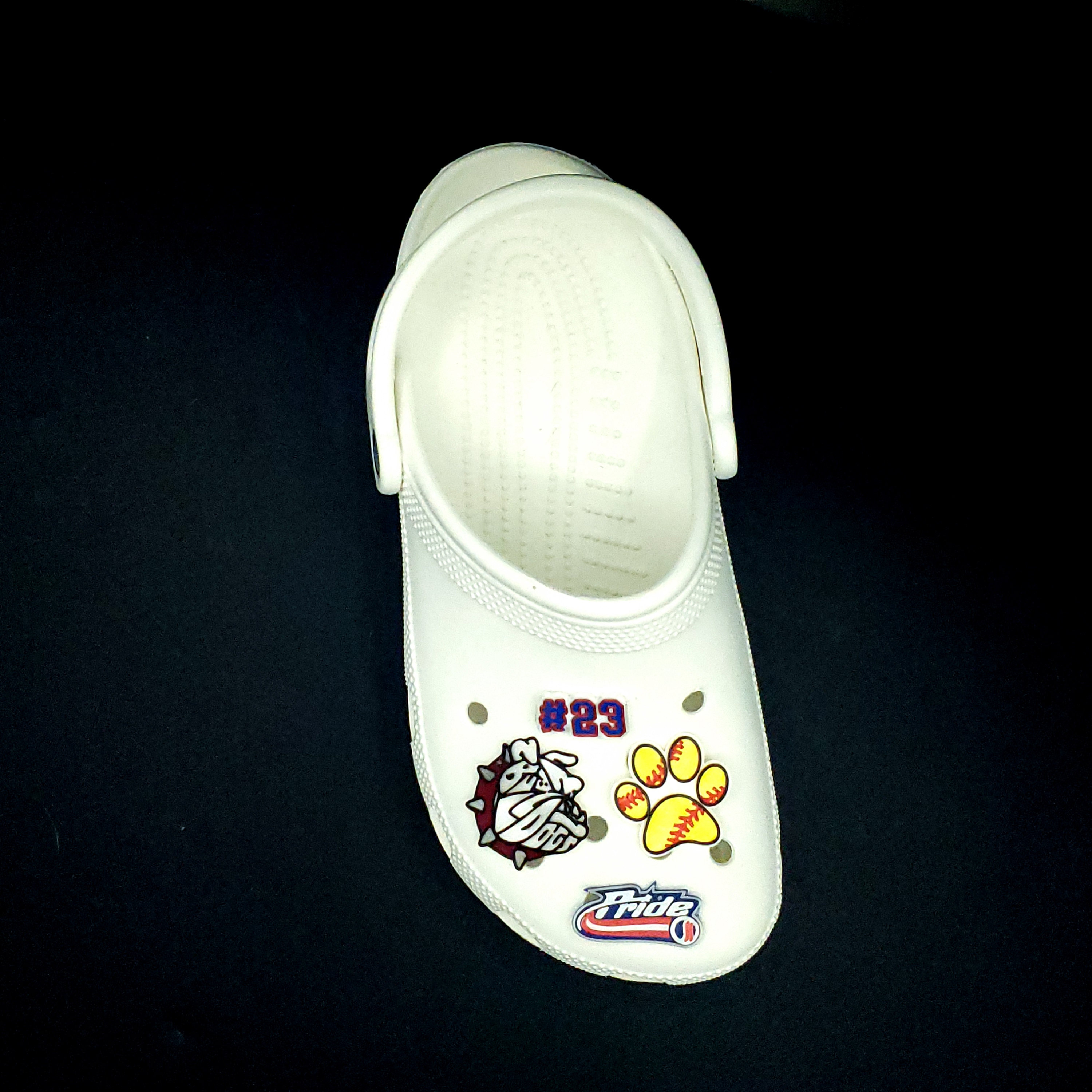 personalized softball crocs