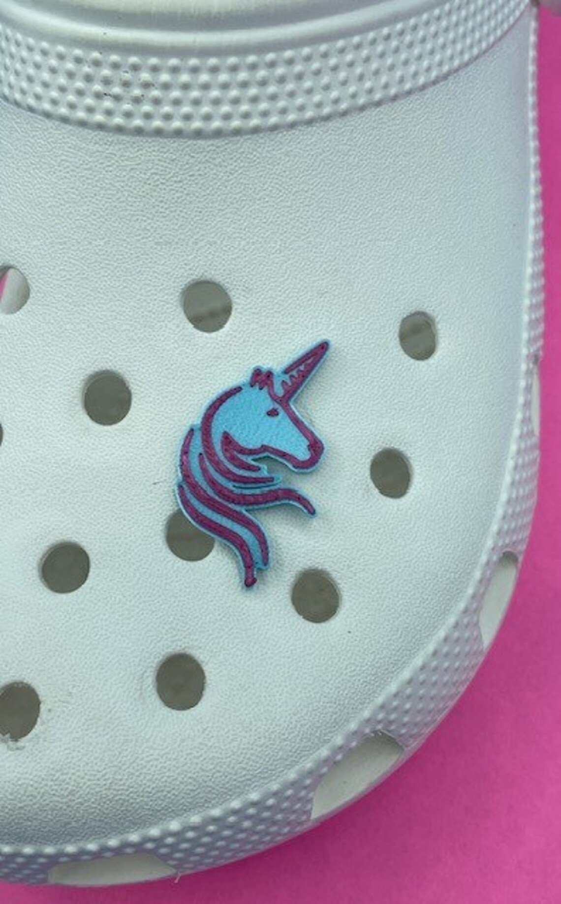 unicorn croc charm