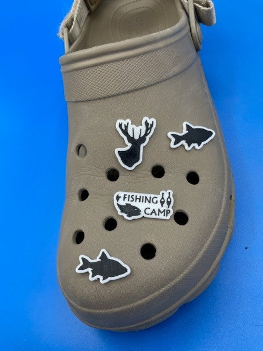 Fishing Camp Croc Charms priced Individually -  UK