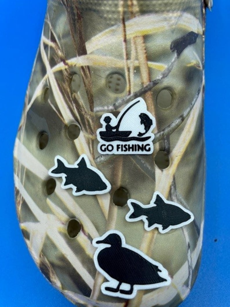 croc fishing charms