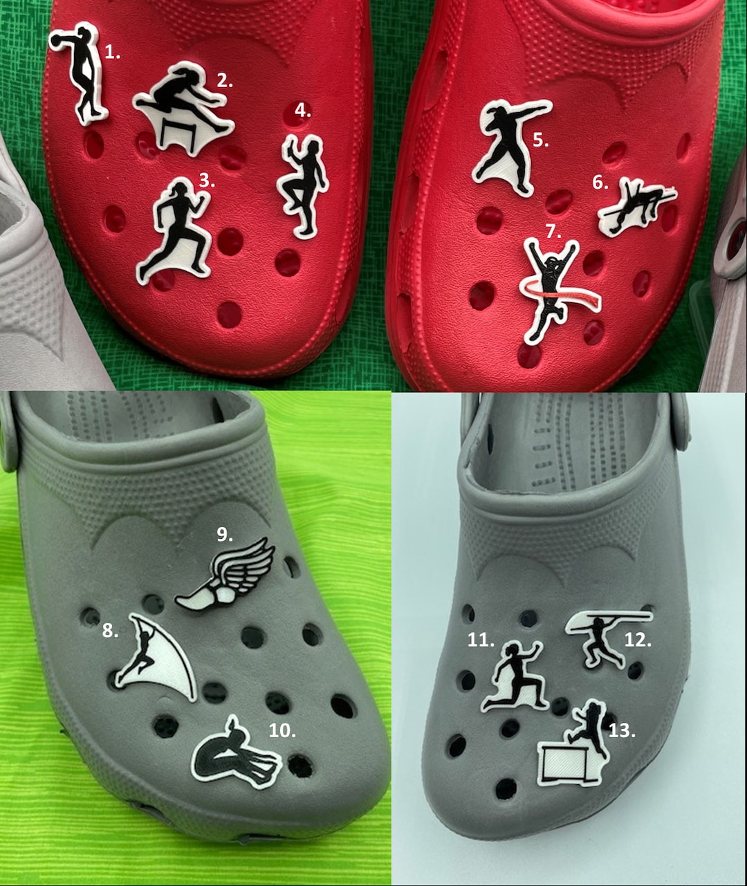 Crocs Jibbitz JEJU Korea Shoe Charm City Edition 6 -Pack Genuine Crocs  Tracking