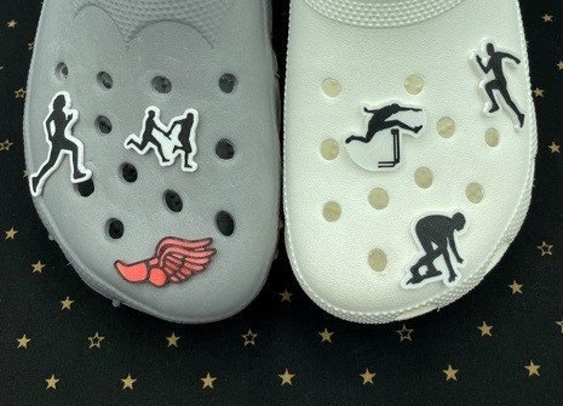 Track & Field Croc Charms Etsy