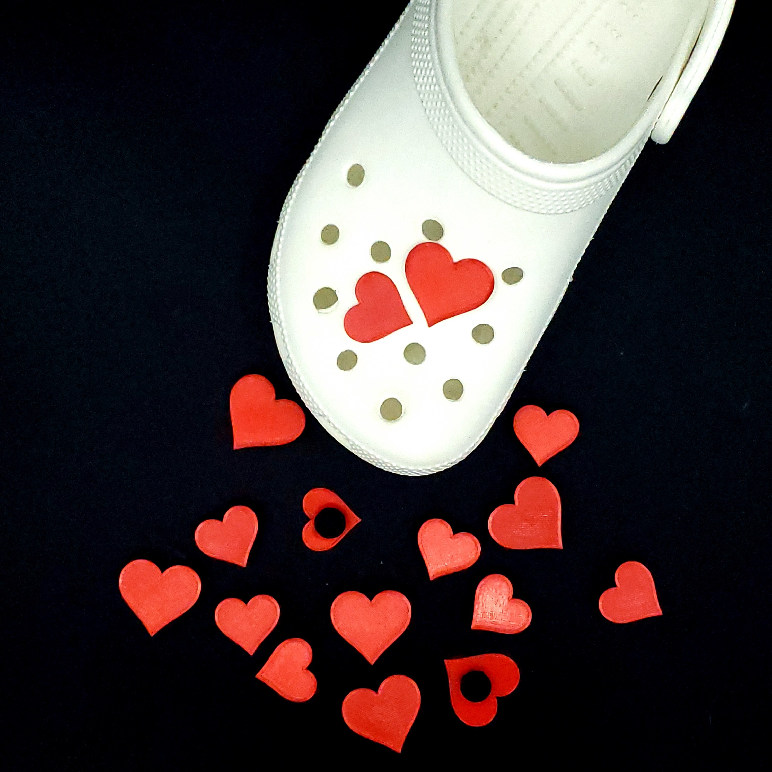Heart Croc Charms