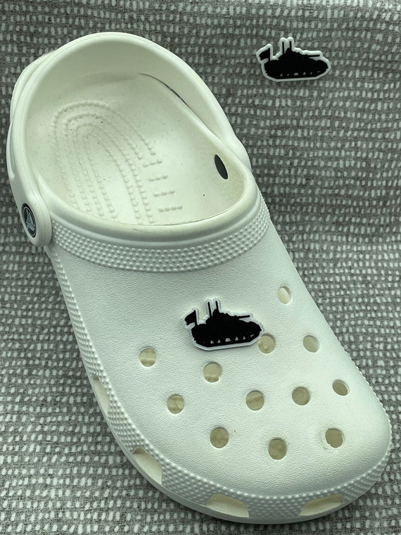 Military croc charms sales