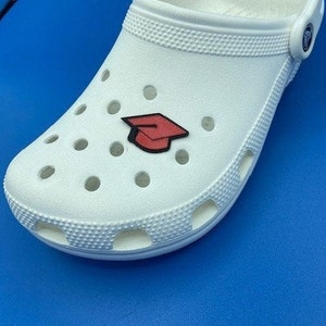 Graduation Cap Croc Charms Available in Custom Colors