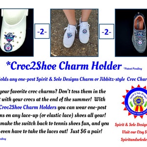 Crog2Shoe Charm Holder (per pair)