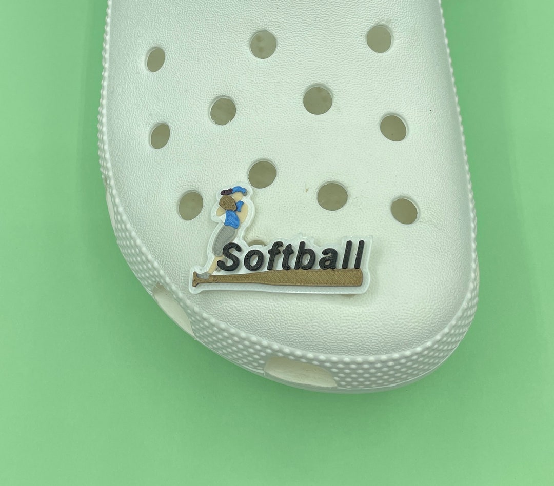 Crocs softball charms sale