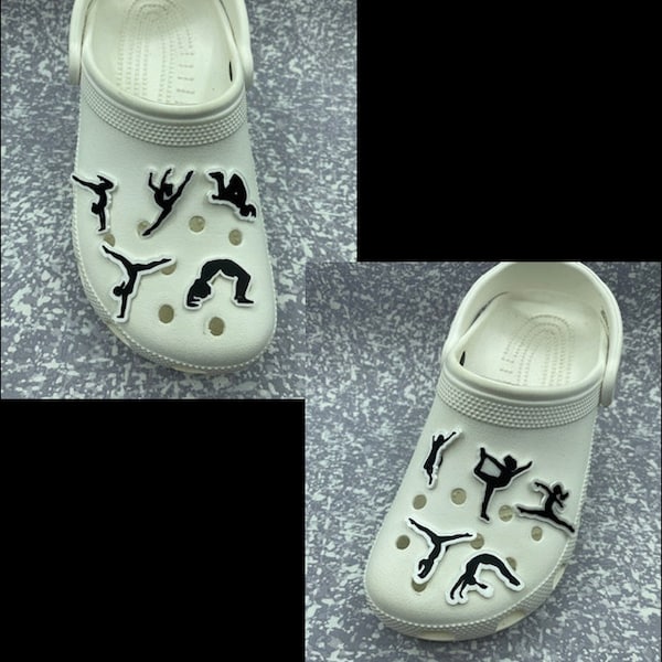 Gymnastics Croc Charms  (Priced Individually)