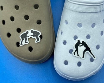 Wrestler Clog Charms    Priced Individually