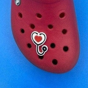 Stethoscope Croc Charm