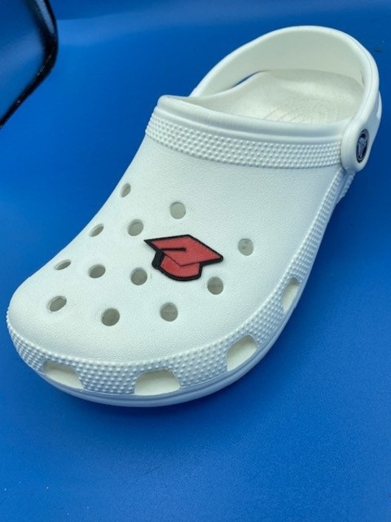 Graduation Cap Croc Charms Available in Custom Colors UK - Main Image