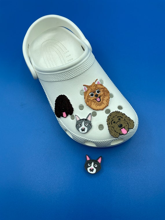 Crocs Charms Pomeranian, Teddy Shoe Decorations