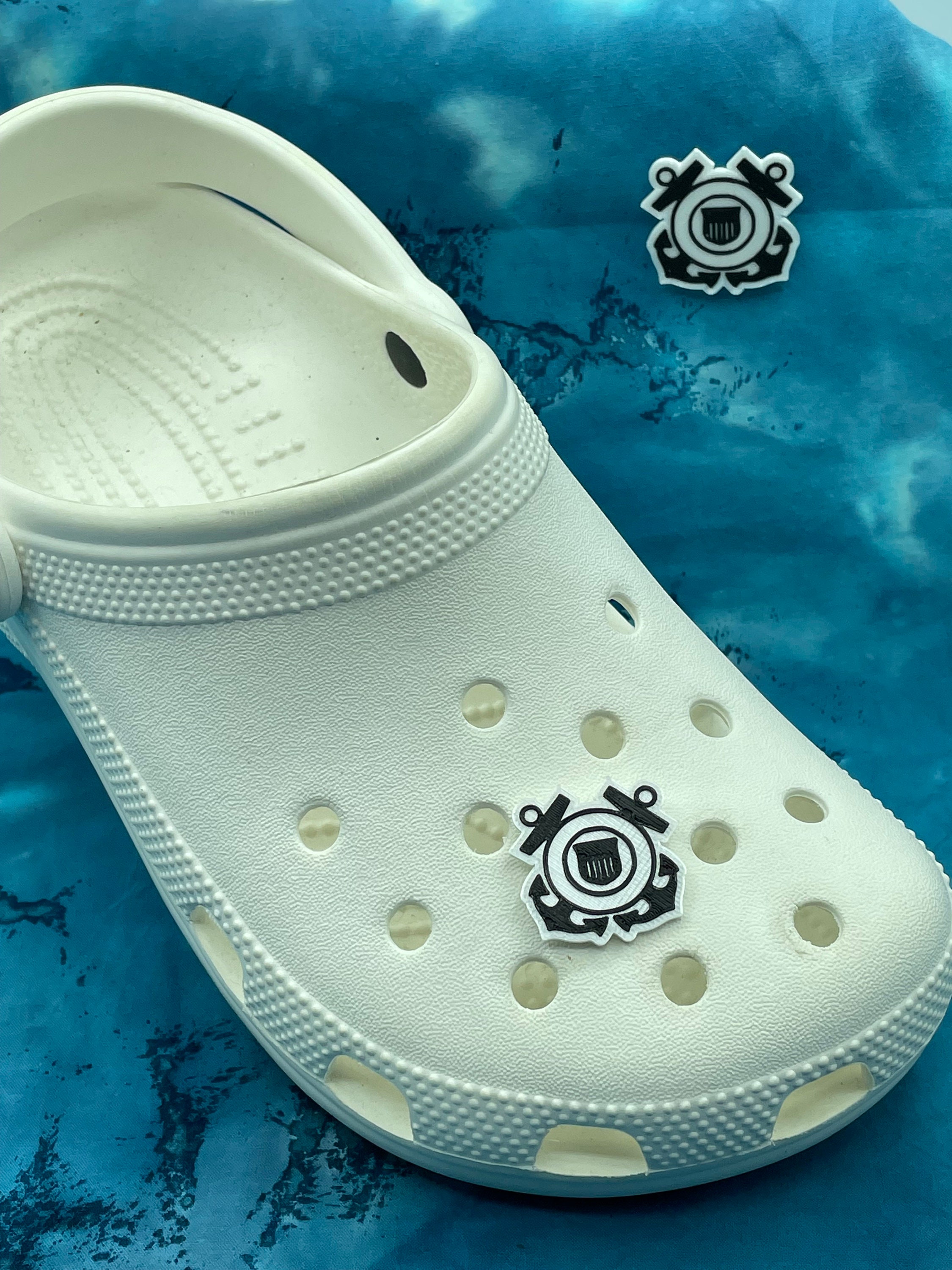 Coast Guard Emblem Croc Charm OR Pin priced Individually Etsy