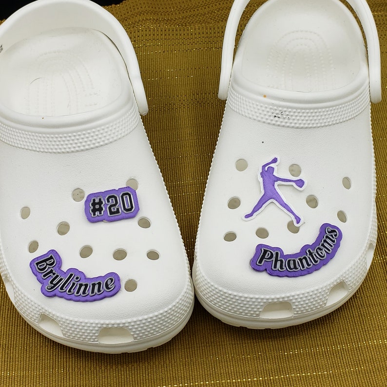 baseball croc charms