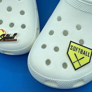 NEW!  Softball Clog shoe Charms  Priced Individually
