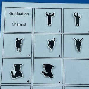 Graduation Croc Charms
