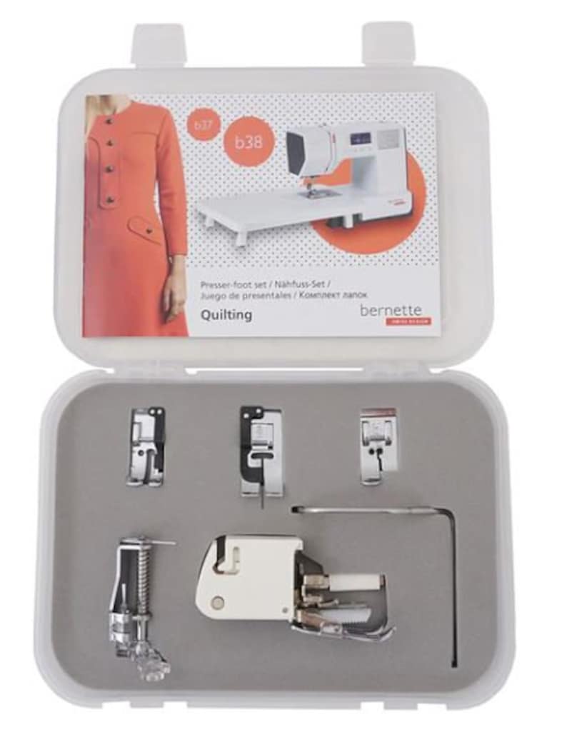 Genuine b37 & b38 Quilting Presser Feet Kit WALKING FOOT 1/4