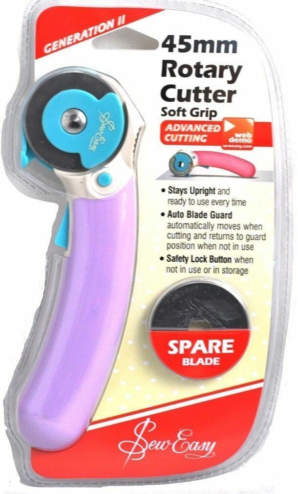 Sew Easy Rotary Cutter Lilac 45mm spare blade Etsy