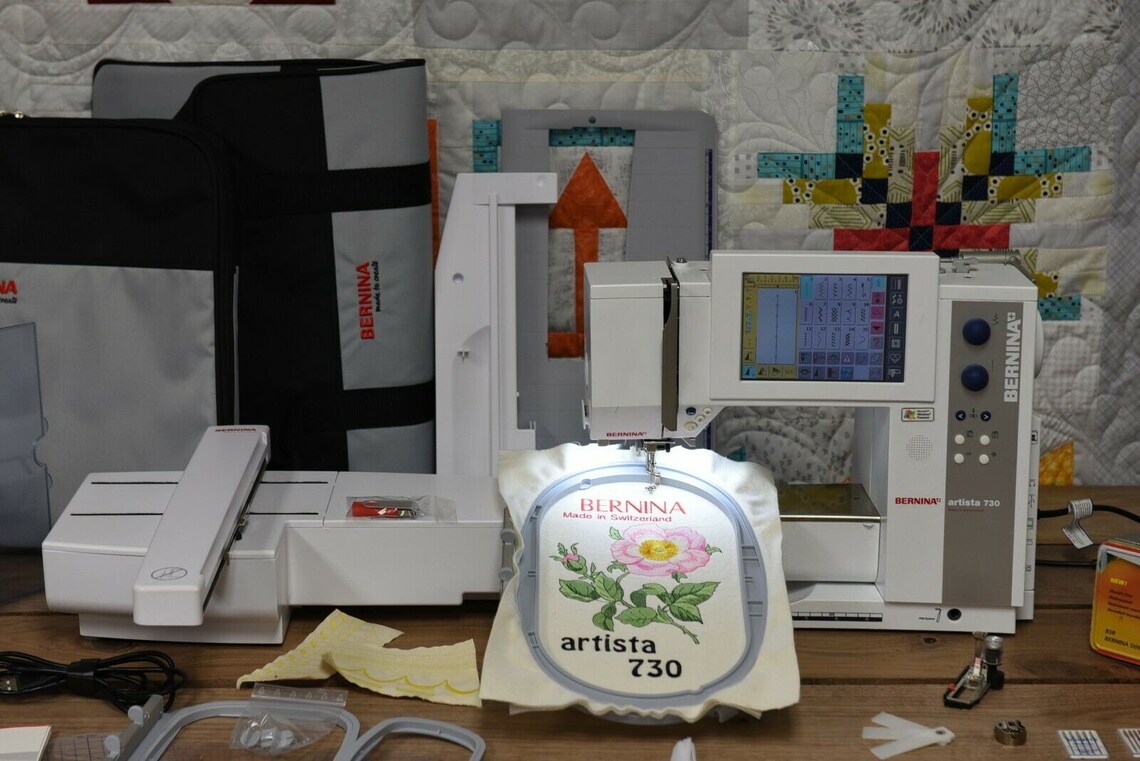 Bernina 730 Artista Sewing/Embroidery/Quilting Machine w/ BSR Etsy
