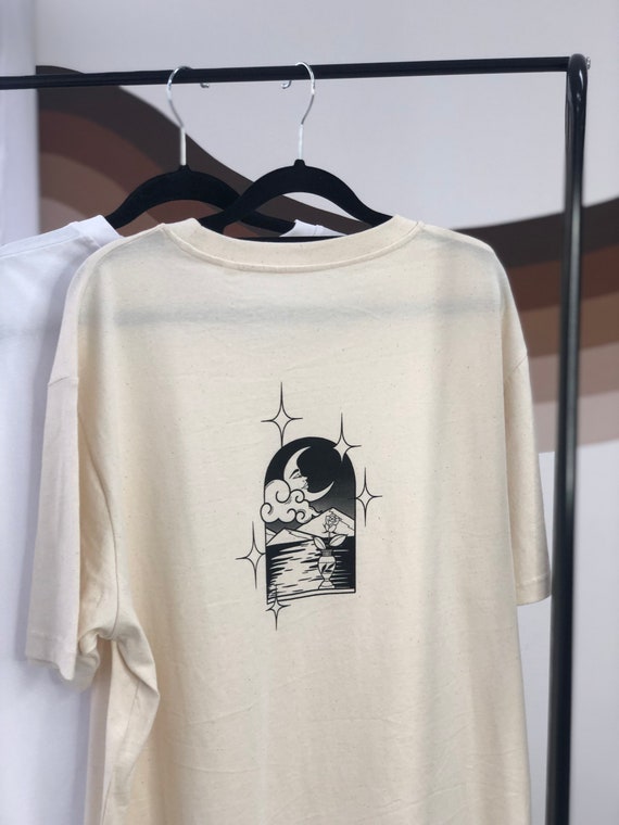 Moon T-shirt Oversized Unisex Style 