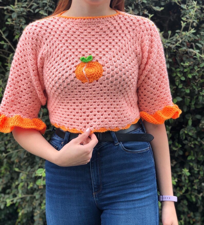 Handmade Granny Square Crochet Jumper / Crochet Jumper / Etsy