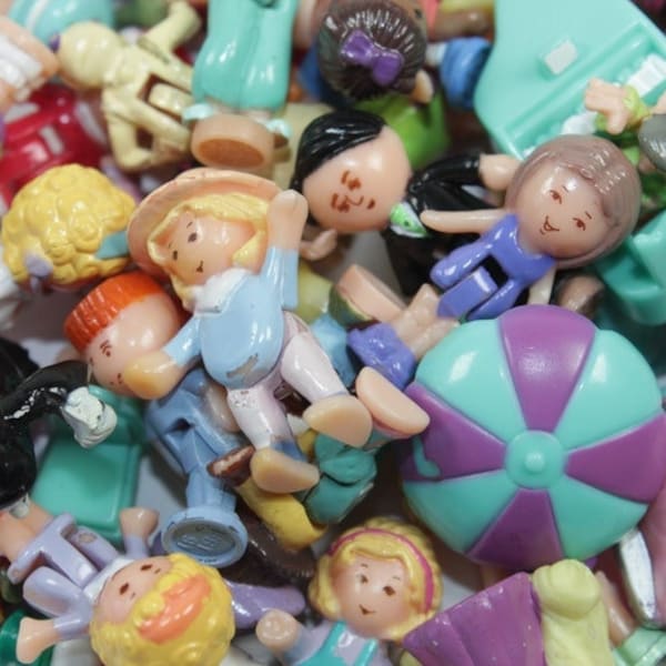 You Pick A2 - Polly Pocket RARE Vintage Bluebird Doll Figures Miniature Replacement Tiny Dolls Slumber Party Emma Locket Ring Midge Choose