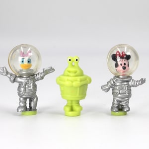 You Pick - Ultra Rare 1996 Vintage Polly Pocket Disney Minnie Mouse Playcase Space Case Astronaut & Alien Replacement Dolls Bluebird HTF