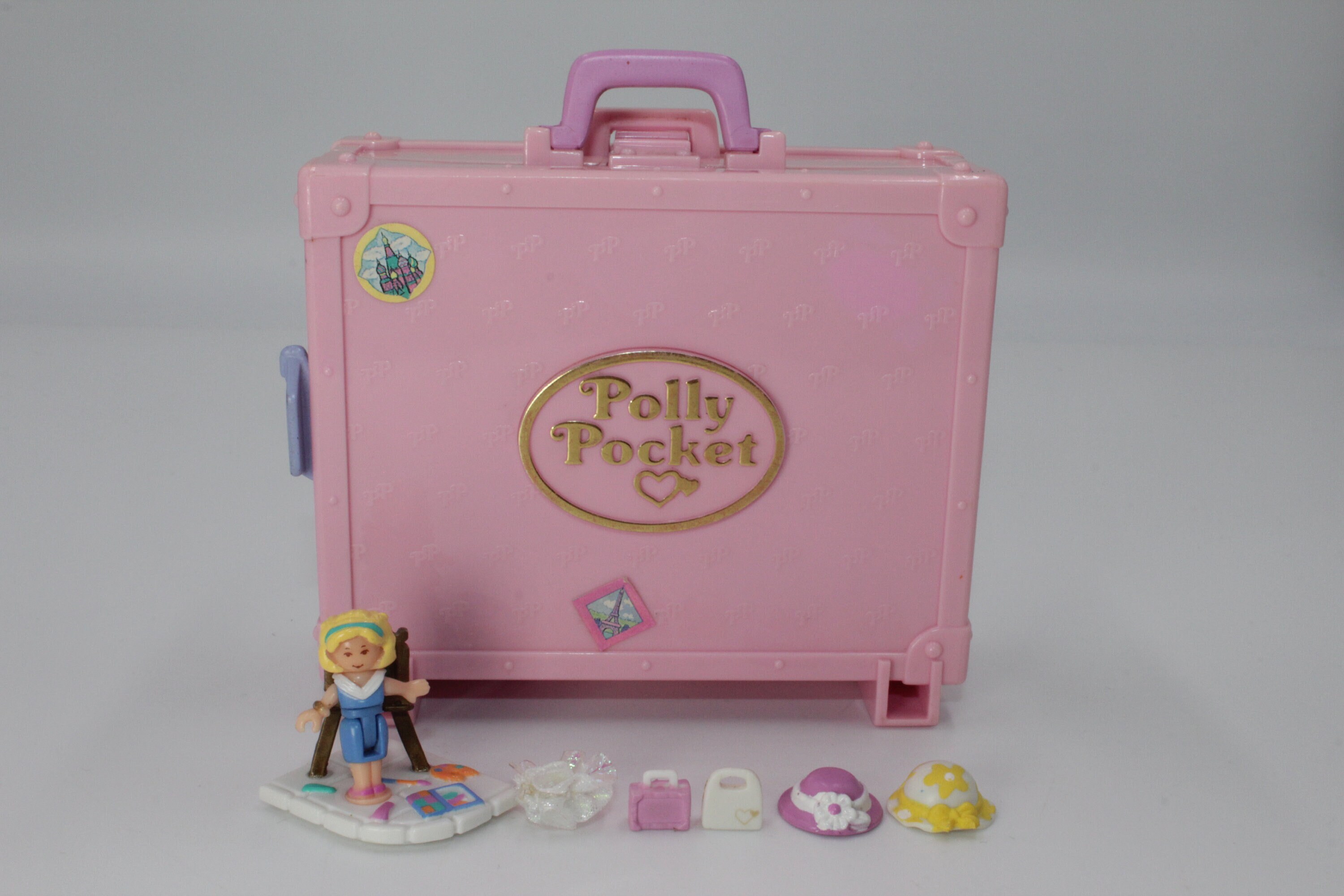 Valise parisienne vintage Pollypocket - Polly Pocket