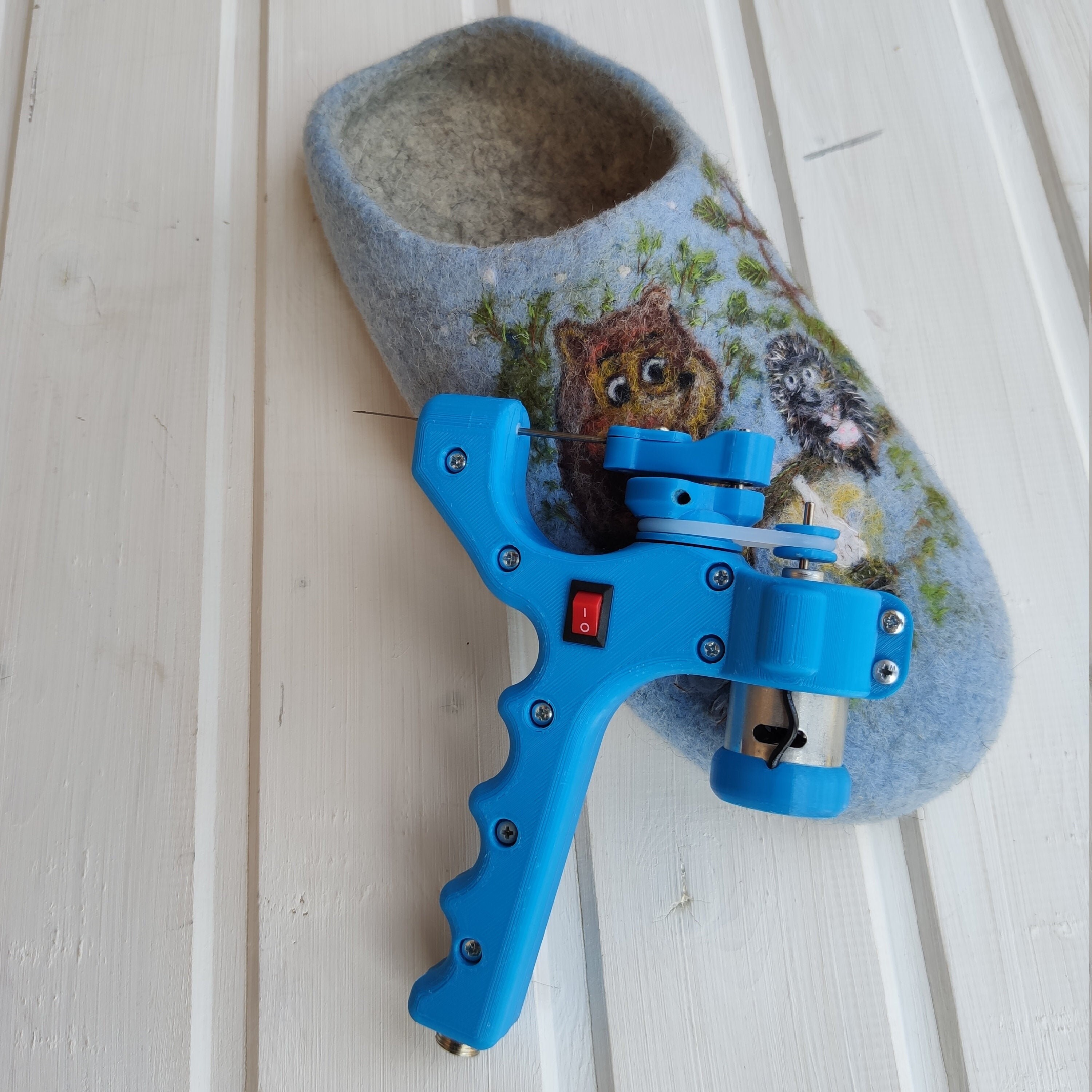 Felt machine 1 needle variable speed for felting wool and Etsy