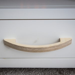 Bow Handle Made From Plywood for Cabinet Door and Drawers