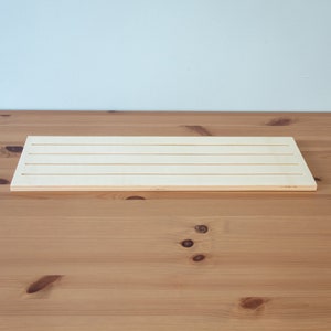 Rectangular Flat Display Stand with Grooves for Cards and Jewellery used in Retail, Craft Shows and Markets Stalls image 8