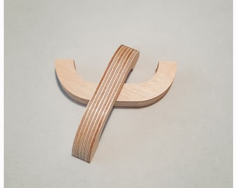 Curved Drawer and Door Handle, Cabinet Pull Handle for Bedroom, Kitchen and Bathroom Furniture