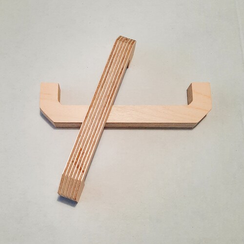 Square Edge Birch Plywood Drawer Pull Handle for Cabinets and Drawers